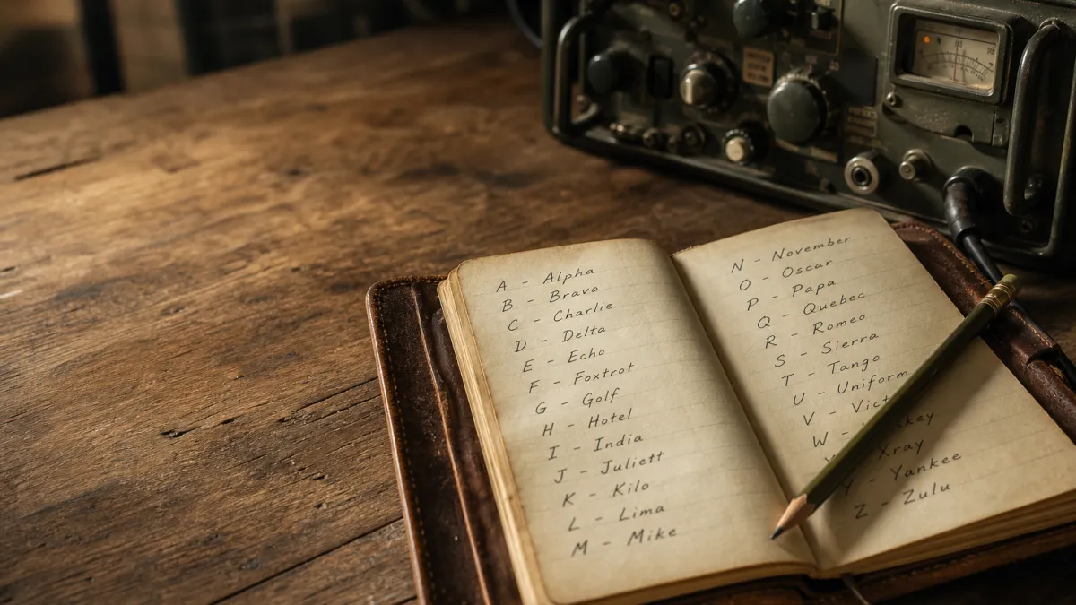 Alphabet militaire : tout savoir sur le code phonétique